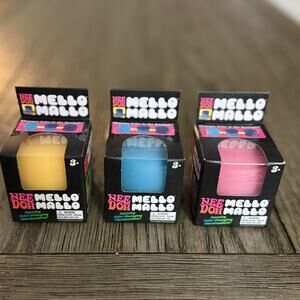 Schylling NeeDoh Mello Mallo RARE UV Color Change Dough Filling Sensory Toy New